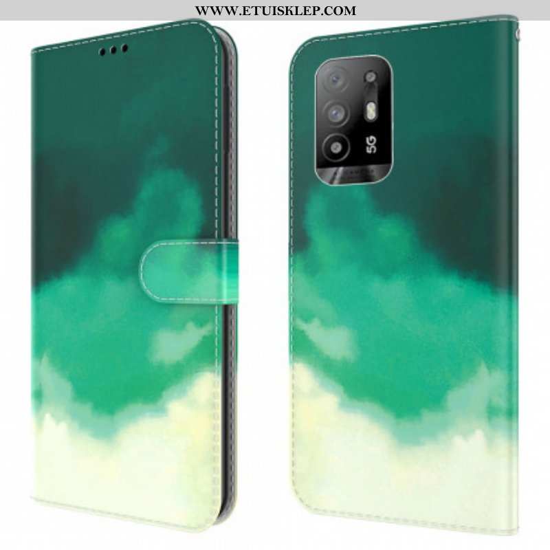 Etui Folio do Oppo A94 5G Akwarela